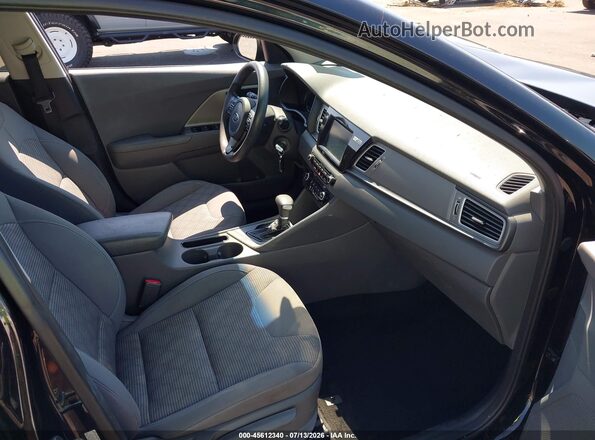 KNDCB3LC1H5100539 2017 KIA NIRO Black Vista interior delantera