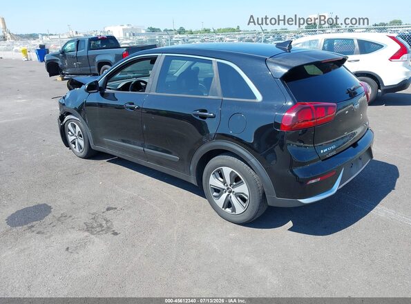 KNDCB3LC1H5100539 2017 KIA NIRO Black Trasero izquierdo