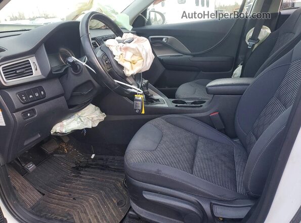 KNDCB3LC1J5204552 2018 KIA NIRO White Widok wnętrza z przodu