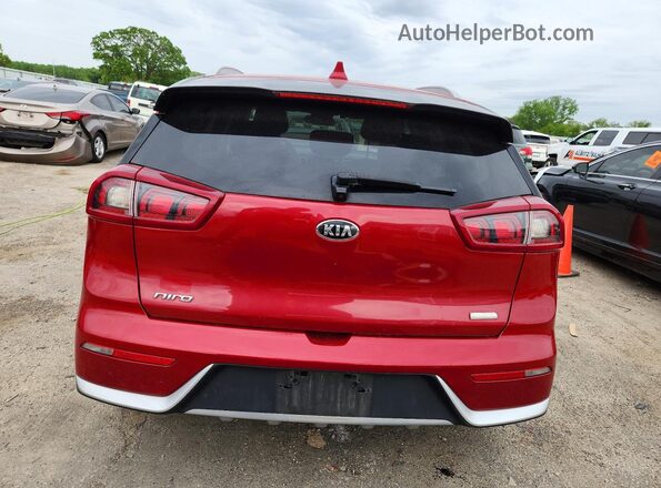 KNDCB3LC1K5259326 2019 KIA NIRO Red Rear view