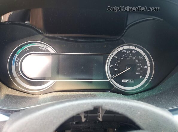 KNDCB3LC1L5426978 2020 KIA NIRO Серебряный Вид щитка приборов