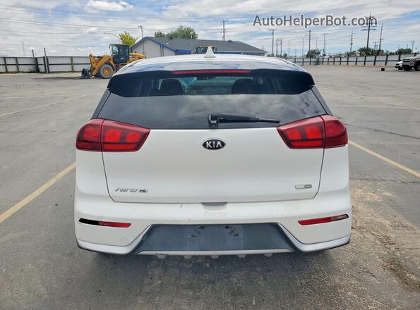 KNDCB3LC2H5076011 2017 KIA NIRO White Հետևի տեսք