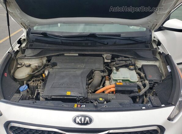 KNDCB3LC2H5076011 2017 KIA NIRO White Սալոնի հետևի տեսք