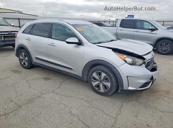 KNDCB3LC2H5090345 2017 KIA NIRO Серебряный Передняя правая четверть