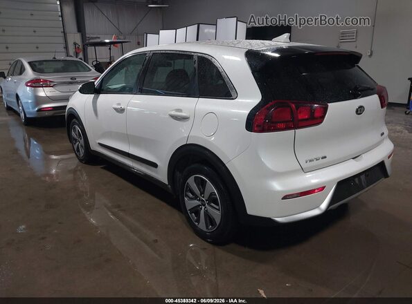 KNDCB3LC2J5158262 2018 KIA NIRO White უკანა მარცხენა