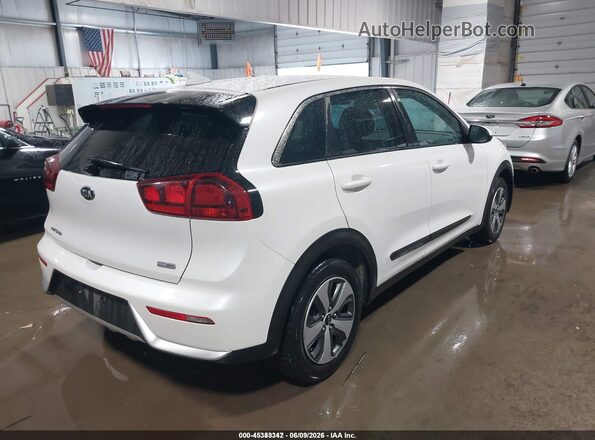 KNDCB3LC2J5158262 2018 KIA NIRO White უკანა მარჯვენა
