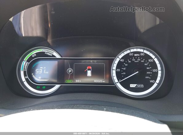 KNDCB3LC2J5184246 2018 KIA NIRO Silver Rear seats view