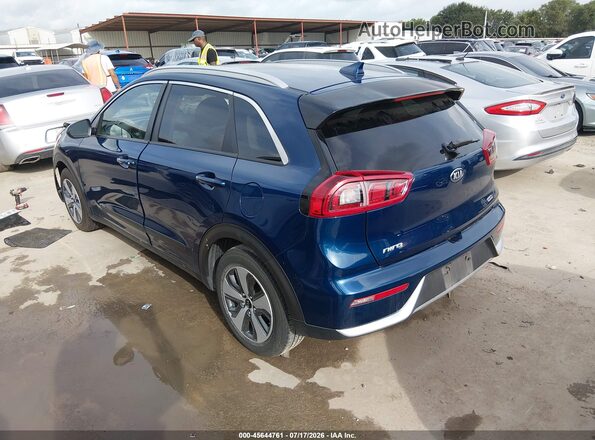 KNDCB3LC2J5204365 2018 KIA NIRO Синий Задняя левая четверть
