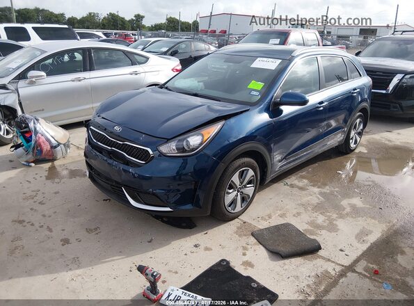 KNDCB3LC2J5204365 2018 KIA NIRO Синий Передняя левая четверть