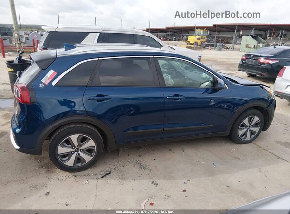 KNDCB3LC2J5204365 2018 KIA NIRO Синий Вид задней части салона