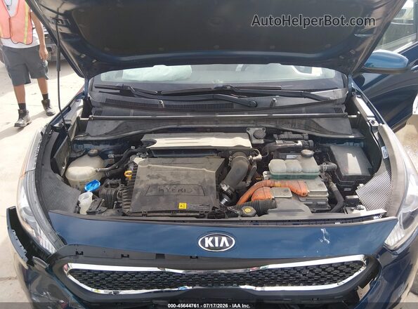 KNDCB3LC2J5204365 2018 KIA NIRO Синий Вид сзади