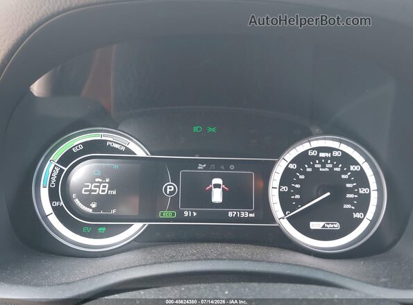 KNDCB3LC2K5216419 2019 KIA NIRO Silver Vista de los asientos traseros