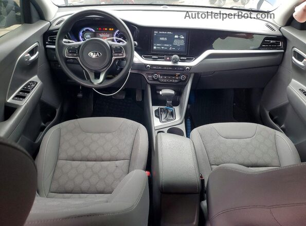 KNDCB3LC2L5396907 2020 KIA NIRO Синий Вид панели приборов