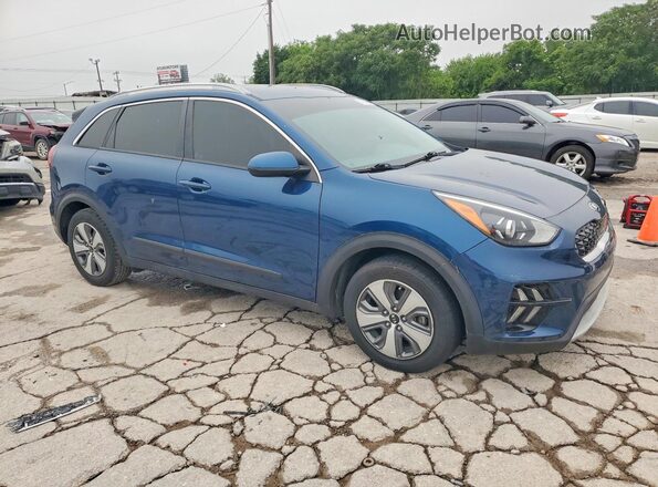 KNDCB3LC2L5396907 2020 KIA NIRO Синий Передняя правая четверть