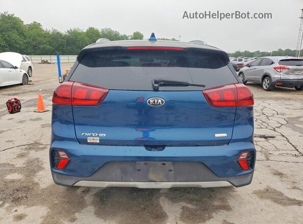 KNDCB3LC2L5396907 2020 KIA NIRO Синий Вид сзади