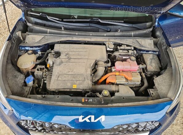 KNDCB3LC2N5533475 2022 KIA NIRO Синий Вид задней части салона