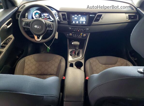 KNDCB3LC3H5067687 2017 KIA NIRO Black Widok deski rozdzielczej