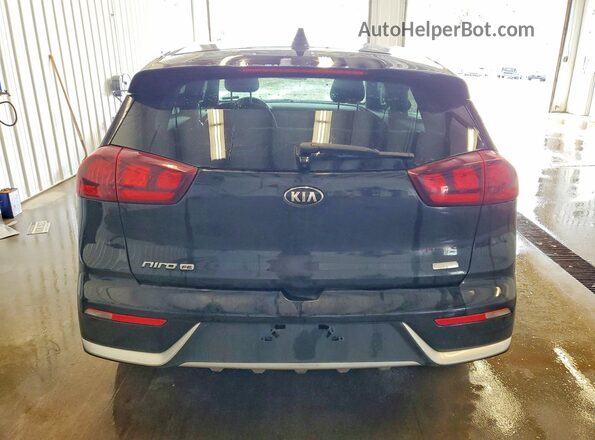 KNDCB3LC3H5067687 2017 KIA NIRO Black Widok z tyłu