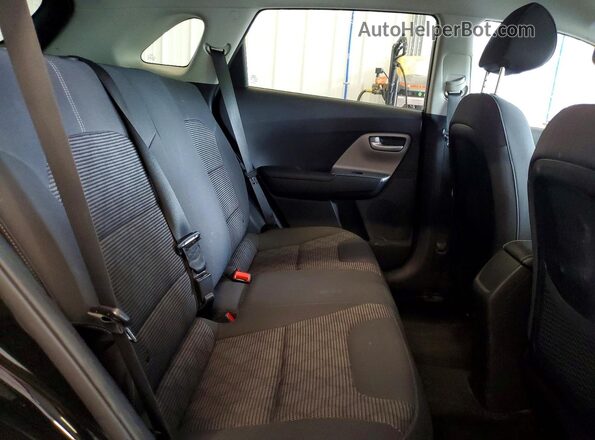 KNDCB3LC3H5067687 2017 KIA NIRO Black Widok wnętrza z tyłu