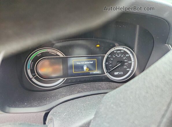 KNDCB3LC3J5160392 2018 KIA NIRO White Սարքավորումների վահանակի տեսք