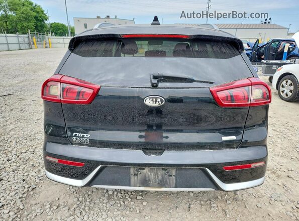 KNDCB3LC3K5263717 2019 KIA NIRO Black Հետևի տեսք