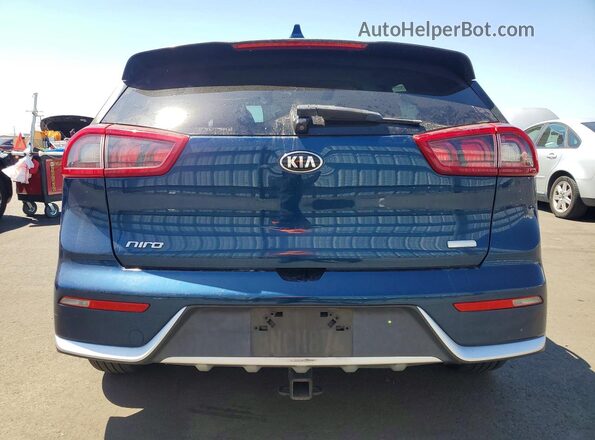 KNDCB3LC3K5337220 2019 KIA NIRO Blue Widok z tyłu