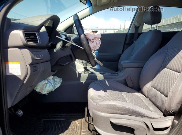 KNDCB3LC3K5337220 2019 KIA NIRO Blue Widok wnętrza z przodu