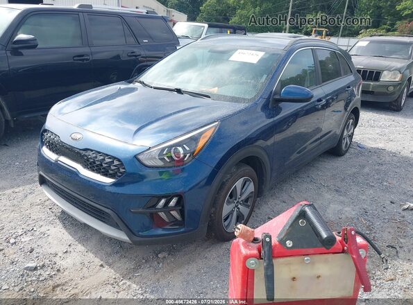 KNDCB3LC3L5396723 2020 KIA NIRO Blue Vista tres cuartos delantera izquierda
