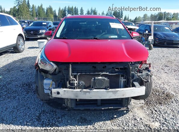KNDCB3LC3L5434810 2020 KIA NIRO Red Vista interior trasera