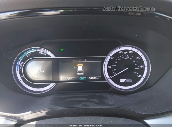 KNDCB3LC3L5434810 2020 KIA NIRO Red Vista de los asientos traseros