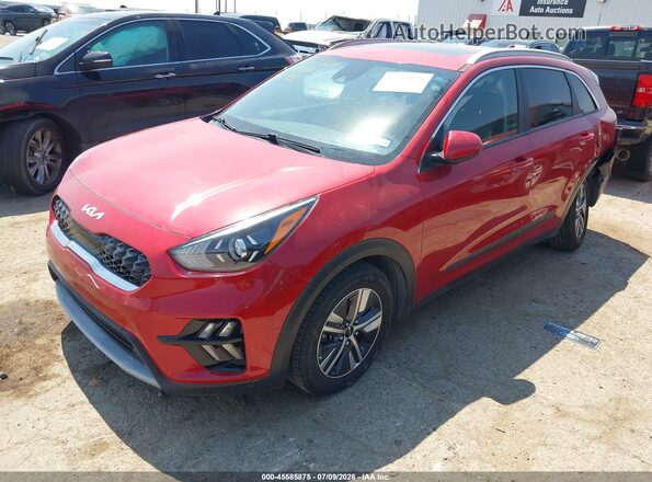KNDCB3LC3N5541536 2022 KIA NIRO Красный Передняя левая четверть
