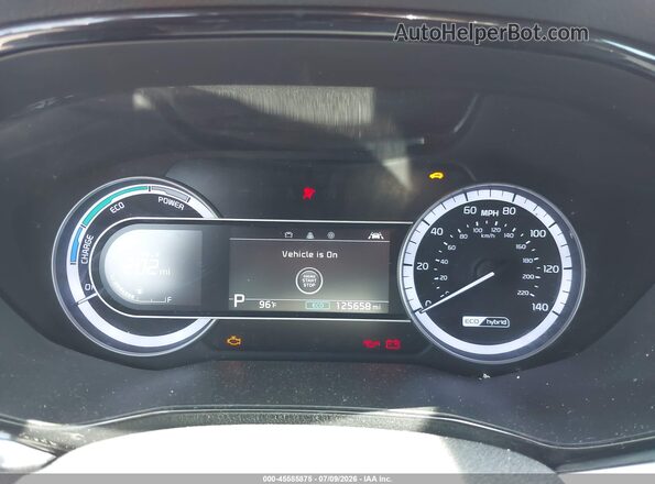 KNDCB3LC3N5541536 2022 KIA NIRO Красный Вид задних сидений