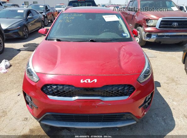 KNDCB3LC3N5541536 2022 KIA NIRO Красный Вид щитка приборов