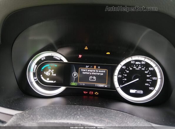 KNDCB3LC4H5047979 2017 KIA NIRO Black უკანა სავარძლების ხედი