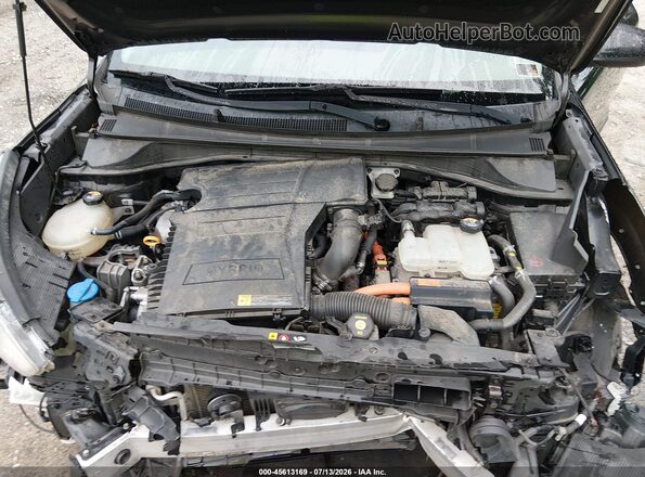 KNDCB3LC4H5047979 2017 KIA NIRO Black უკანა ხედი