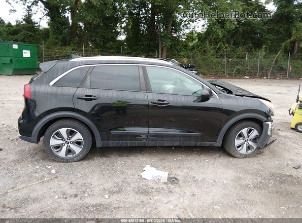 KNDCB3LC4H5047979 2017 KIA NIRO Black უკანა სალონის ხედი