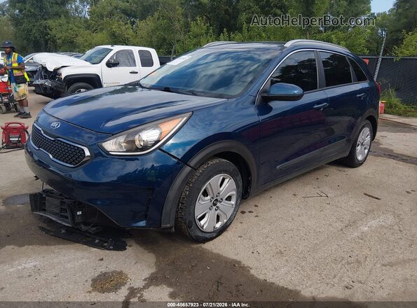 KNDCB3LC4J5158070 2018 KIA NIRO Синий Передняя левая четверть