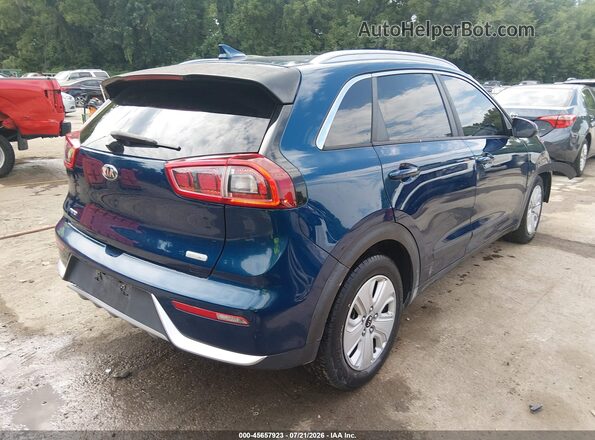 KNDCB3LC4J5158070 2018 KIA NIRO Синий Задняя правая четверть