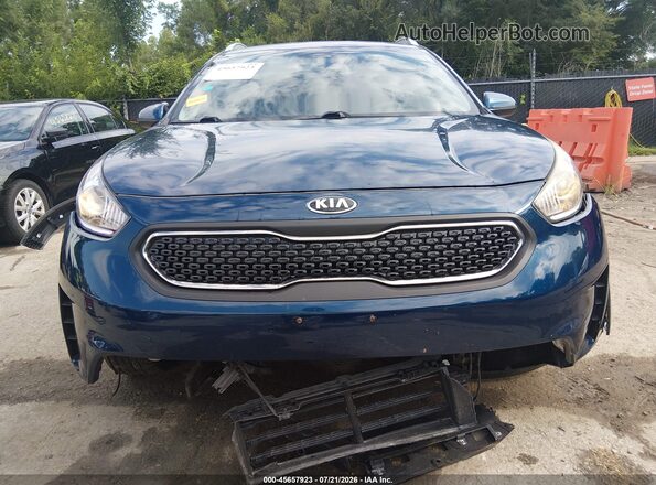 KNDCB3LC4J5158070 2018 KIA NIRO Синий Вид спереди