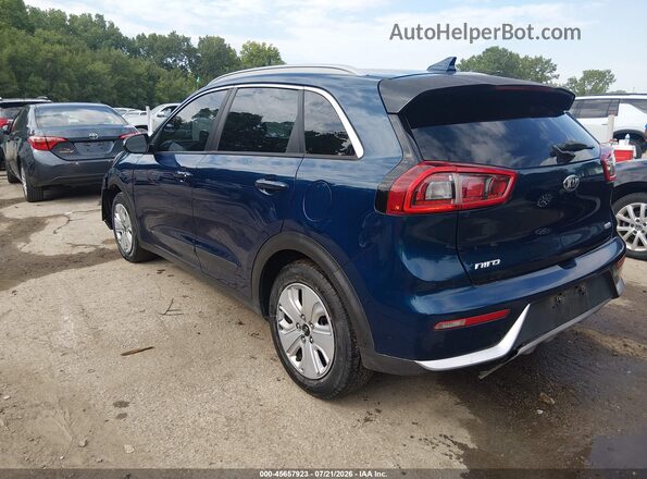 KNDCB3LC4J5158070 2018 KIA NIRO Синий Задняя левая четверть