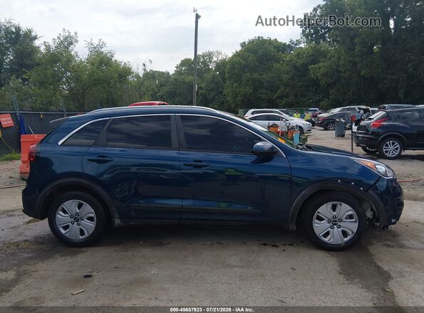 KNDCB3LC4J5158070 2018 KIA NIRO Синий Вид задней части салона