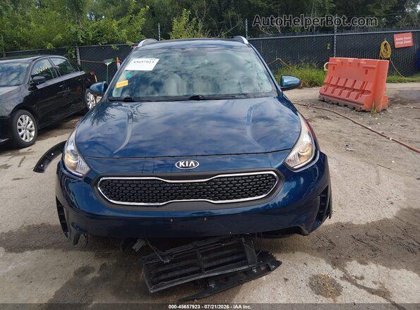 KNDCB3LC4J5158070 2018 KIA NIRO Синий Вид щитка приборов