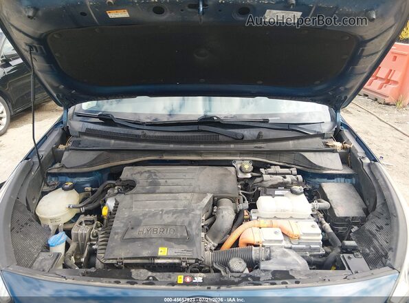 KNDCB3LC4J5158070 2018 KIA NIRO Синий Вид сзади