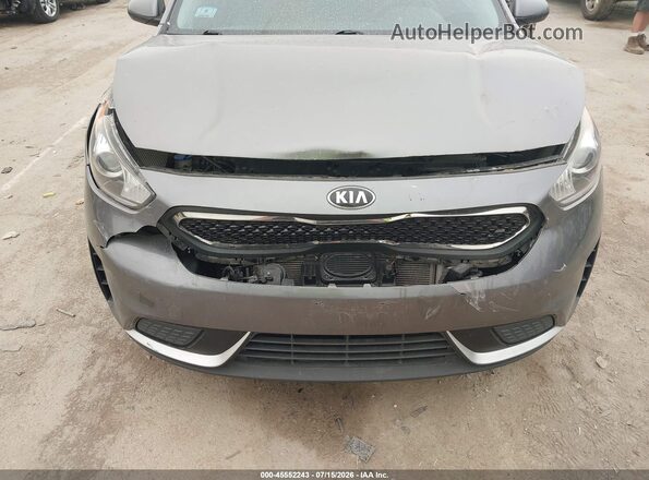 KNDCB3LC4J5170137 2018 KIA NIRO Gray Front view