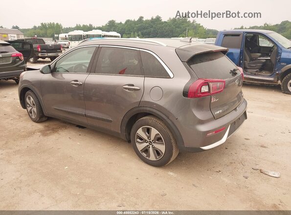 KNDCB3LC4J5170137 2018 KIA NIRO Gray Rear left