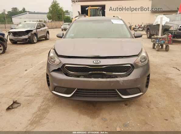 KNDCB3LC4J5170137 2018 KIA NIRO Gray Instrument cluster view