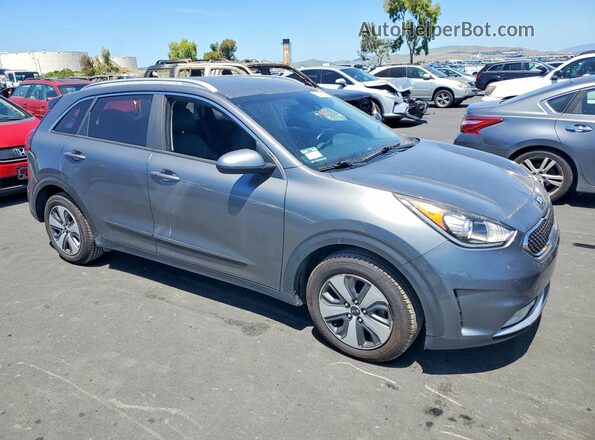 KNDCB3LC4J5200821 2018 KIA NIRO Gray Przód prawy