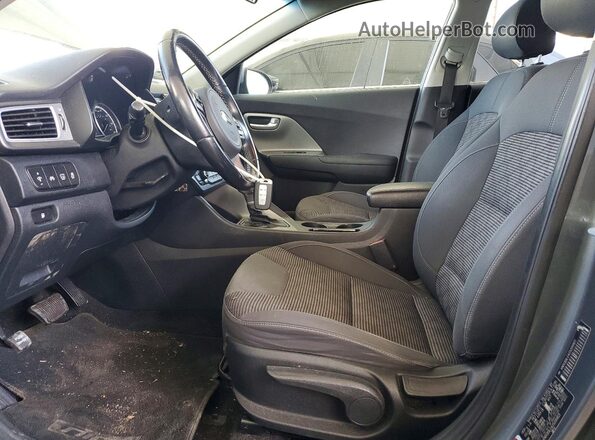 KNDCB3LC4J5200821 2018 KIA NIRO Gray Widok wnętrza z przodu