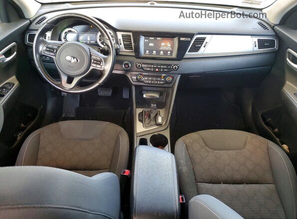 KNDCB3LC4J5200821 2018 KIA NIRO Gray Widok deski rozdzielczej