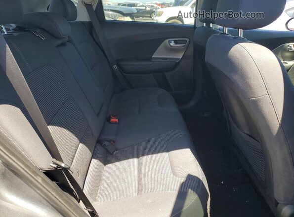KNDCB3LC4J5200821 2018 KIA NIRO Gray Widok tylnych siedzeń